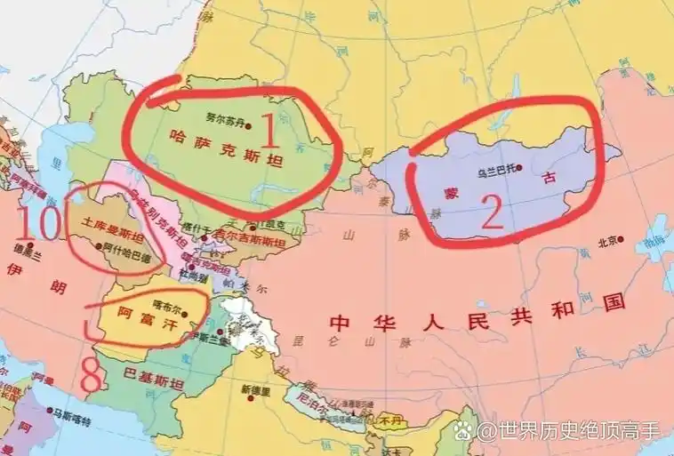 世界上最大的内陆国是哪个国家