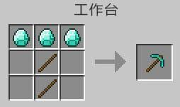 我的世界钻石镐如何合成