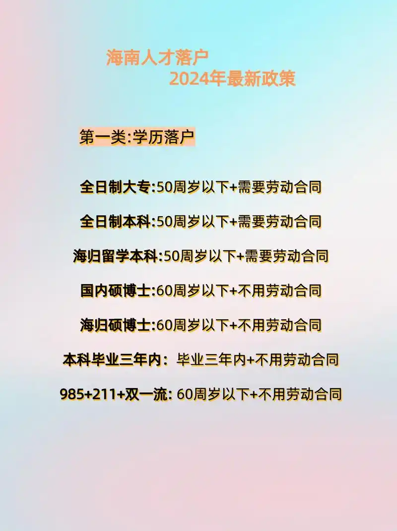 海易办办理人才落户的方法