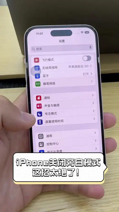 iPhone屏幕已锁定如何开启旁白触感