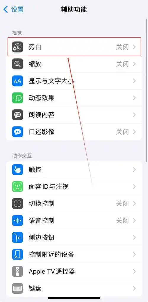 iPhone屏幕已锁定如何开启旁白触感