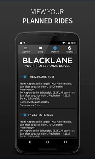 blacklane司机端3