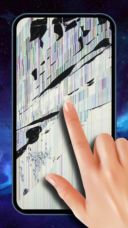 破碎的屏幕模拟1