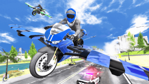 摩托飞车模拟赛（Flying Motorbike Simulator）2