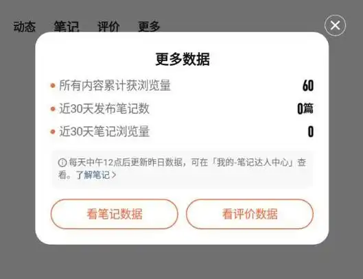 大众点评怎样看笔记数据