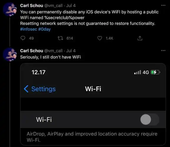 iOS17有哪些Bug