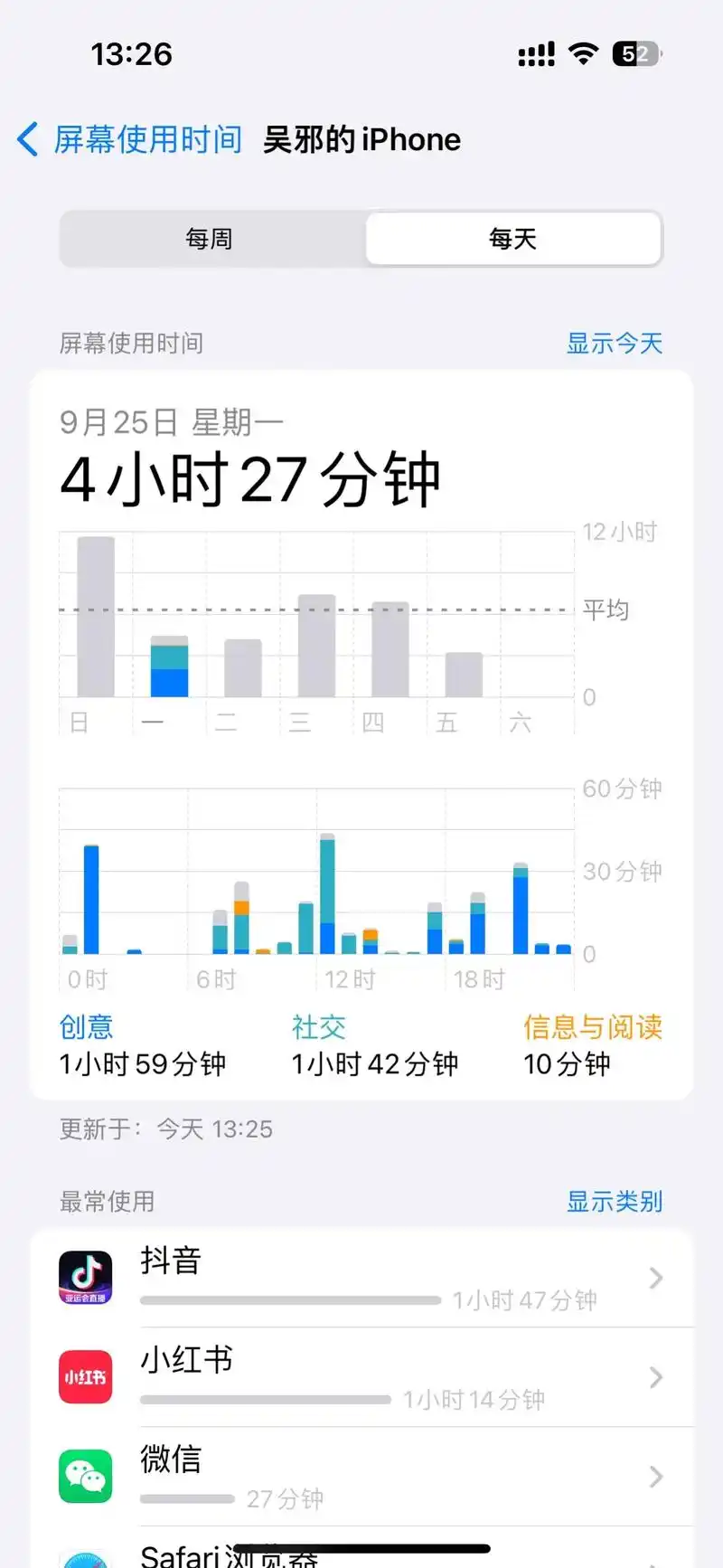 怎样查看一天手机使用时长