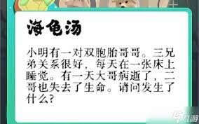 2025年海龟汤题目大全附答案是什么