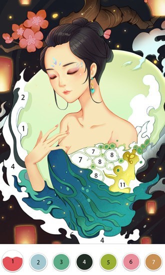 墨涂数字填色4