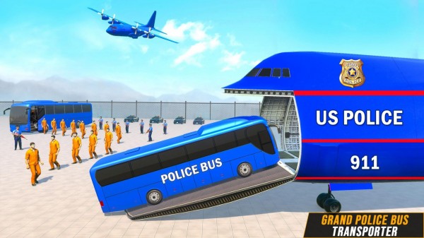 监狱囚犯警车运输机1