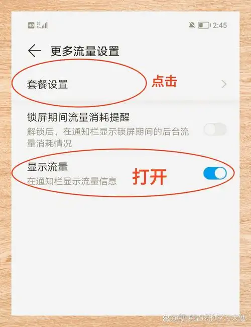 真我RealmeGT6如何在状态栏显示流量