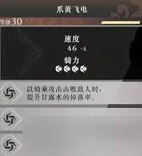 真三国无双起源全马匹满级属性是什么