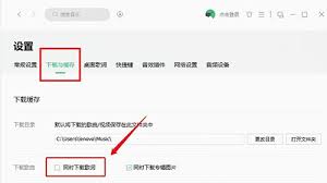 qq音乐歌词缓存位置设置方法