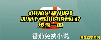 番茄小说离线语音怎么下载