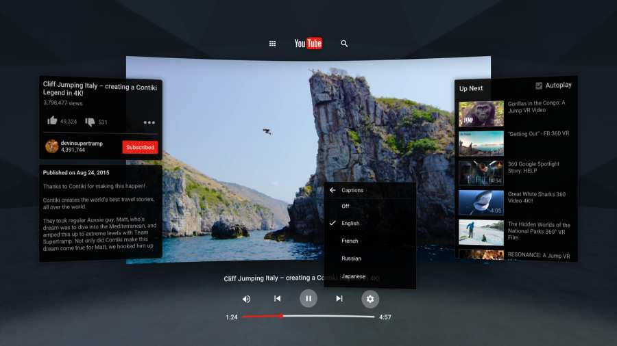 YouTubeVR手机版2