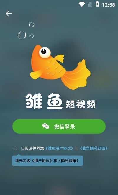 雏鱼短视频苹果版1