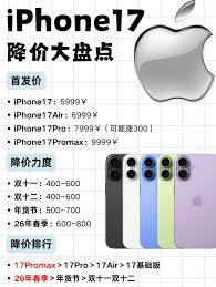 iPhone17ProMax官网有降价活动吗
