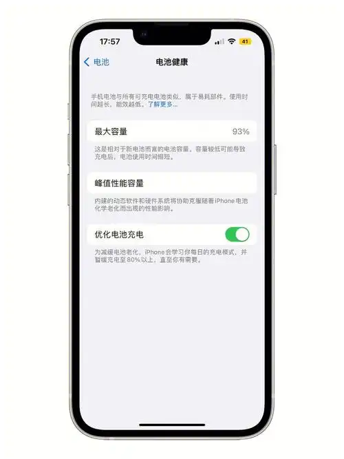 苹果10个月电池93正常与否