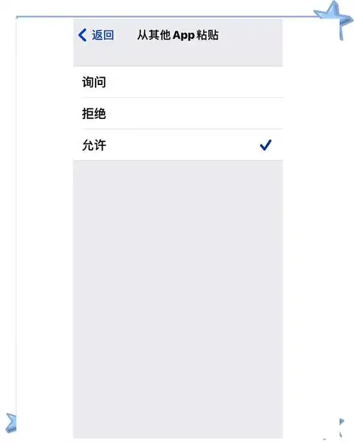  iOS 16.1Beta4增加的启用从其他应用程序粘贴时的弹窗提示选项是怎样的