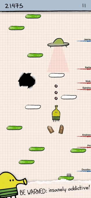 Doodle Jump(涂鸦跳跃)