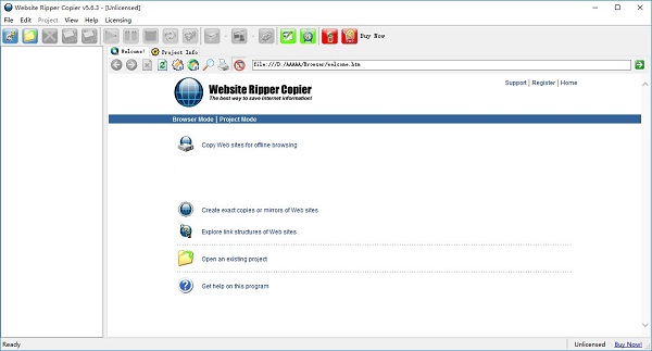 website ripper copier(离线浏览器)1